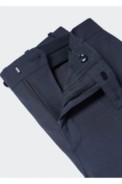 Men's Navy Blue Pants - 8