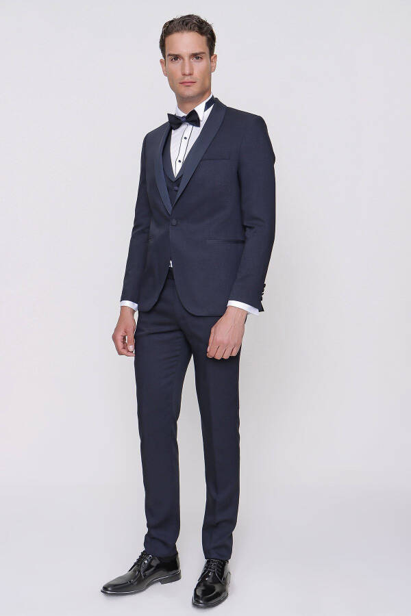 Men's Navy Blue Santorini Ceremony Suit - 9