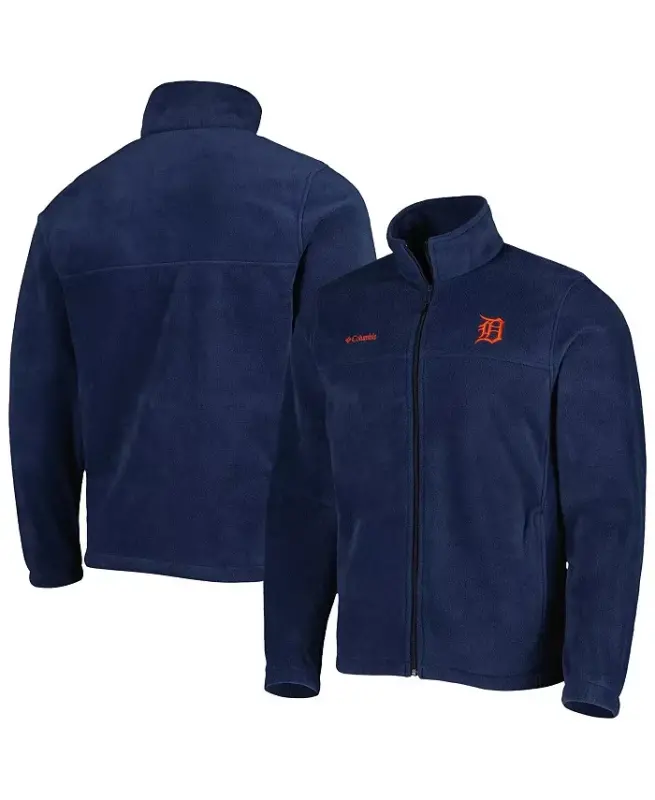 Men's Navy Detroit Tigers Steens Mountain Full-Zip Jacket - 1