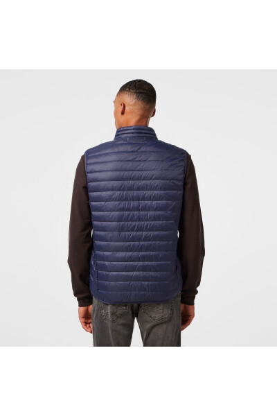 Men's Navy Down Vest - 9