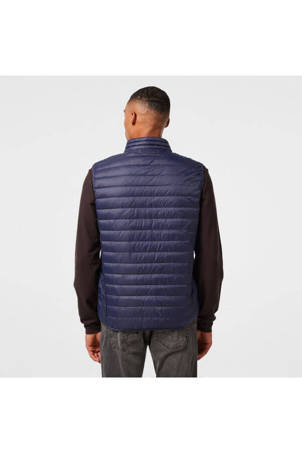 Men's Navy Down Vest - 9