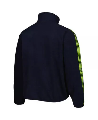 Men's Navy Manchester United Lifestyler Fleece Full-Zip Jacket - 4