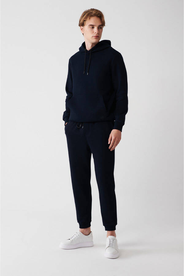 Men's Navy Sweatpants - 8