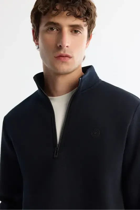 Men's Navy Sweatshirt - 2