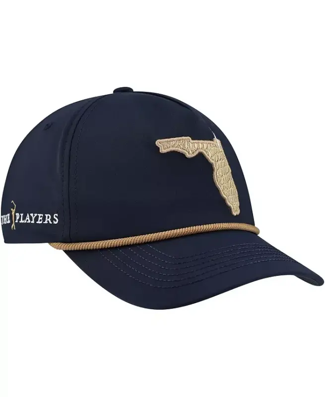 Men's Navy The Players 904 Rope FlexfitAdjustable Hat - PUMA