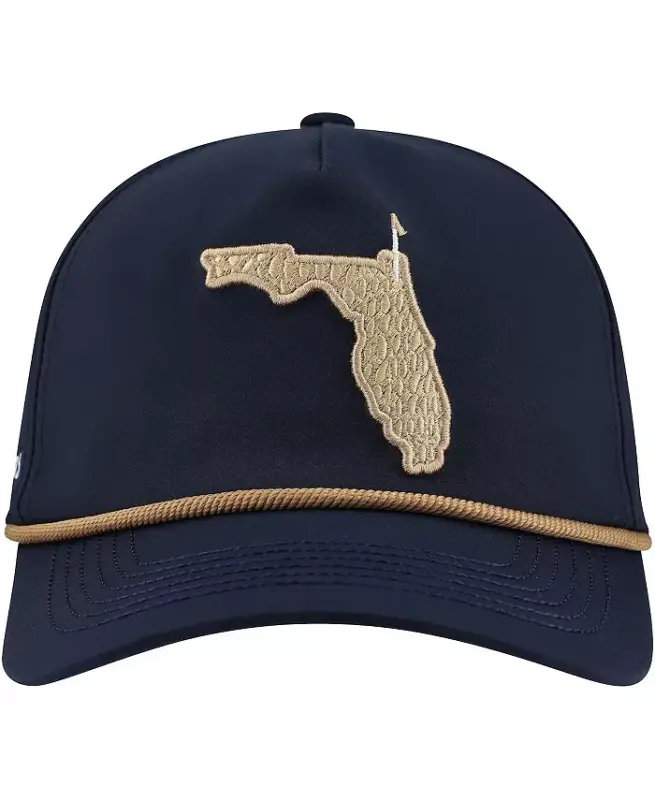 Men's Navy The Players 904 Rope FlexfitAdjustable Hat - 3