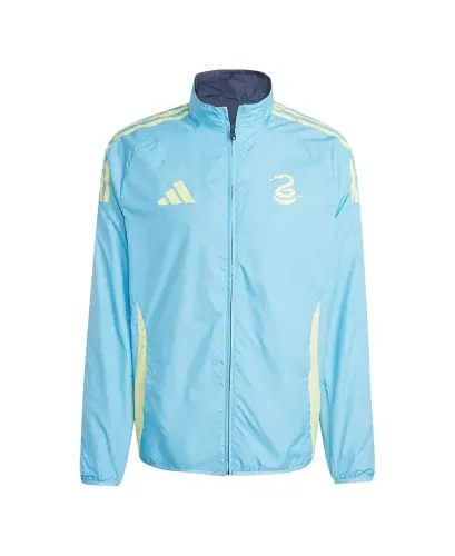 Men's Navy/Light Blue Philadelphia Union 2025 Anthem Reversible Full-Zip Kurtka - Navy, Light Blue - 4