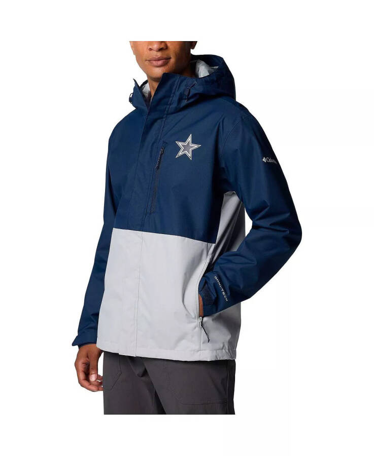 Men's Navy/Silver Dallas Cowboys Field Bound Omni-Shield Full Zip Jacket Navy, Silver - 1