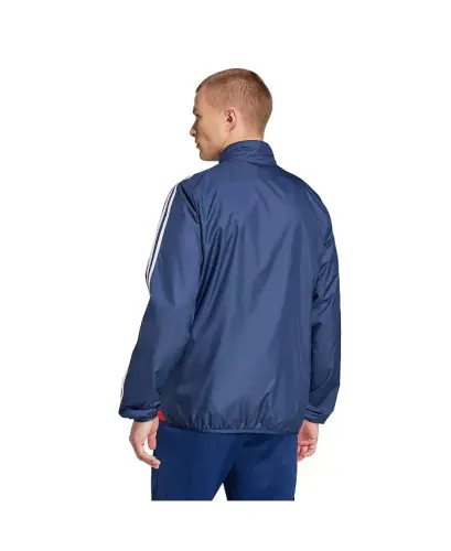 Men's Navy/White New England Revolution 2025 Anthem Reversible Full-Zip Jacket-Navy, White - ADIDAS (1)