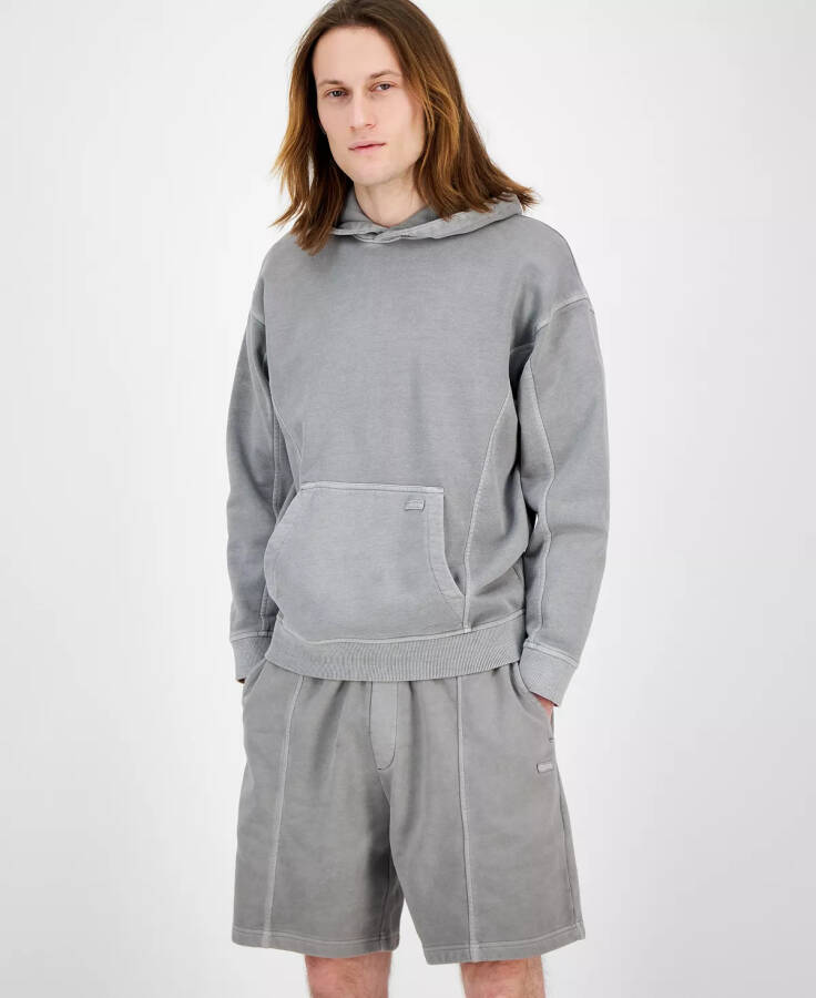 Men's Neliso Relaxed Fit Long Sleeve Hoodie Gray - 1