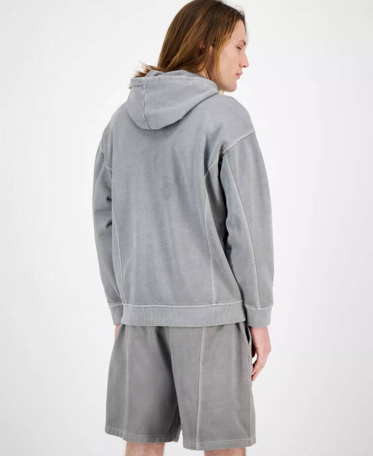 Men's Neliso Relaxed Fit Long Sleeve Hoodie Gray - 4