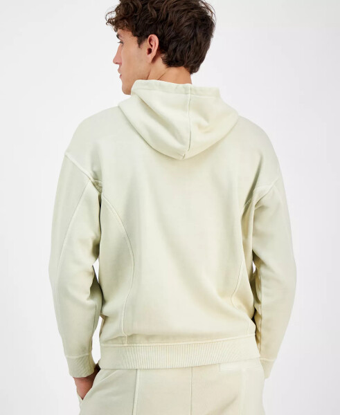 Men's Neliso Relaxed Fit Long Sleeve Hoodie Med Beige - 4