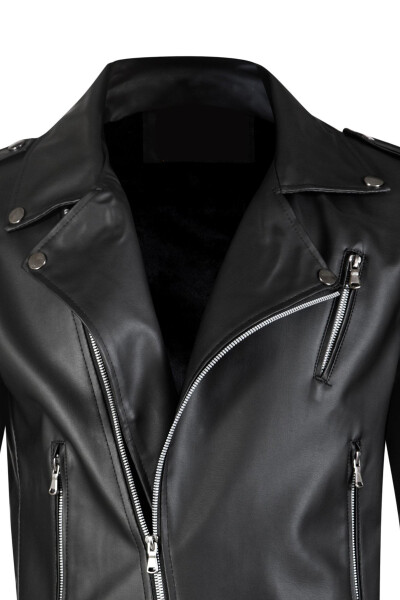 Men's New Season Leather Jacket - 4