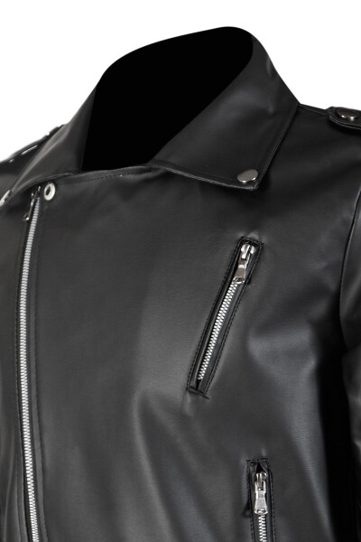 Men's New Season Leather Jacket - 5