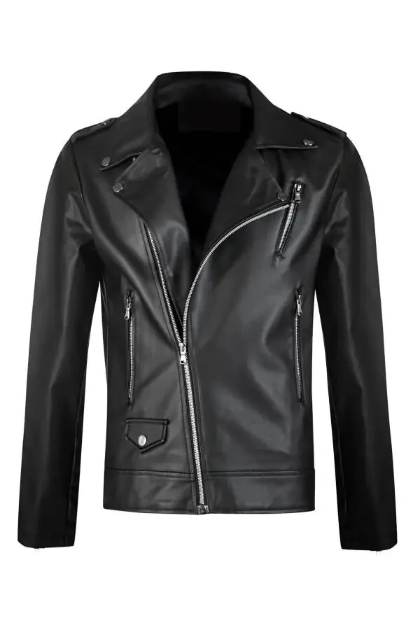 Men's New Season Leather Jacket - 4