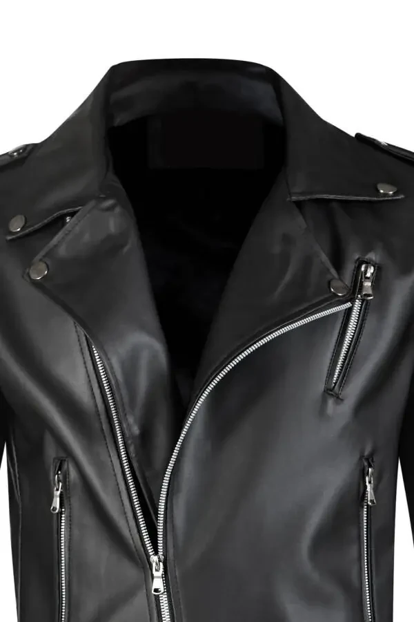 Men's New Season Leather Jacket - 5