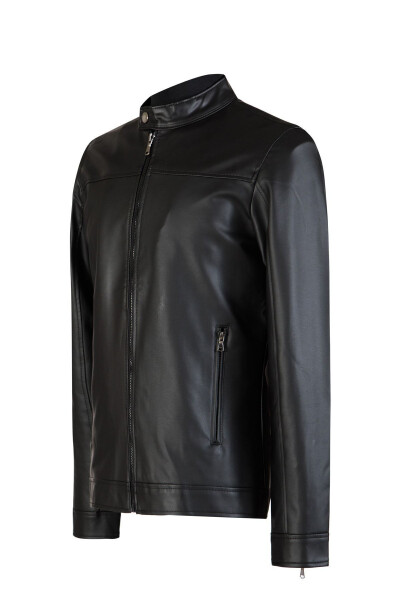 Men's New Season Leather Jacket - 3