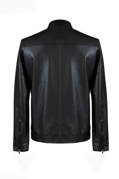 Men's New Season Leather Jacket - 6