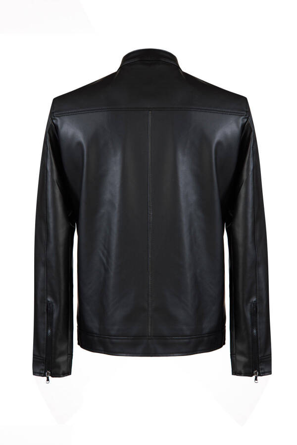 Men's New Season Leather Jacket - 6