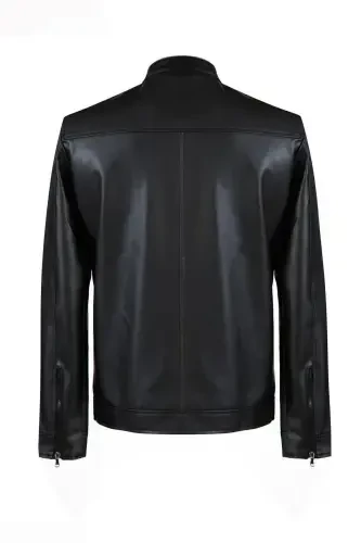 Men's New Season Leather Jacket - 6