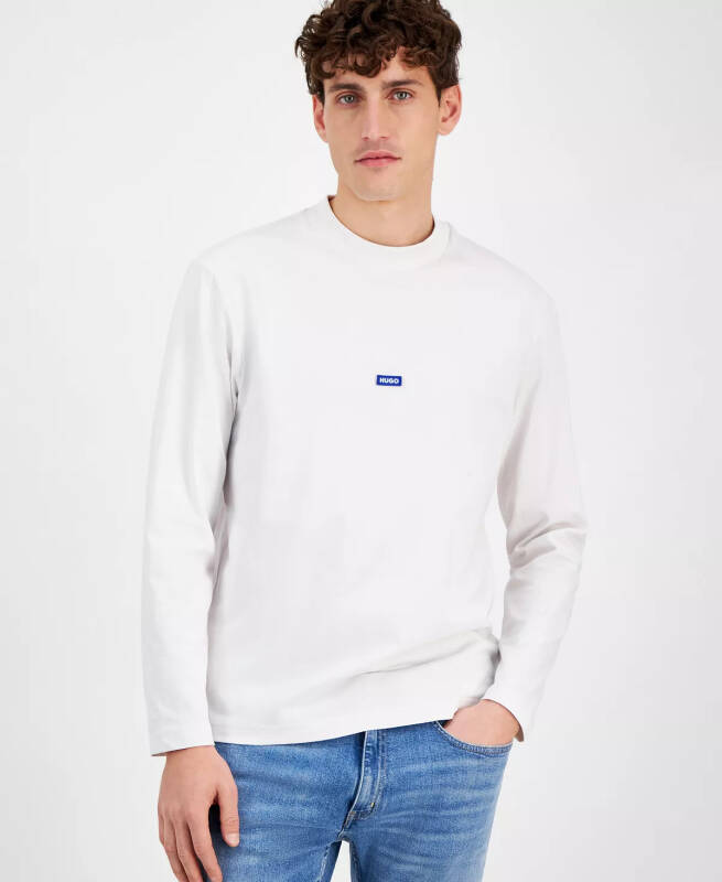 Men's Nilongti Logo Sweatshirt-Open White - 1