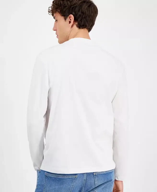 Men's Nilongti Logo Sweatshirt-Open White - 4