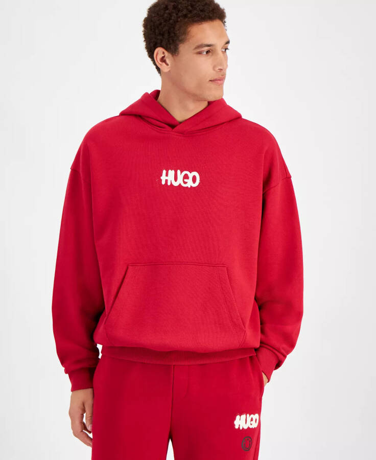 Men's Nimayho Logo Hoodie Burgundy - 1