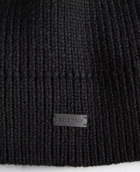 Men's No-Cuff Logo Beanie Black - 2