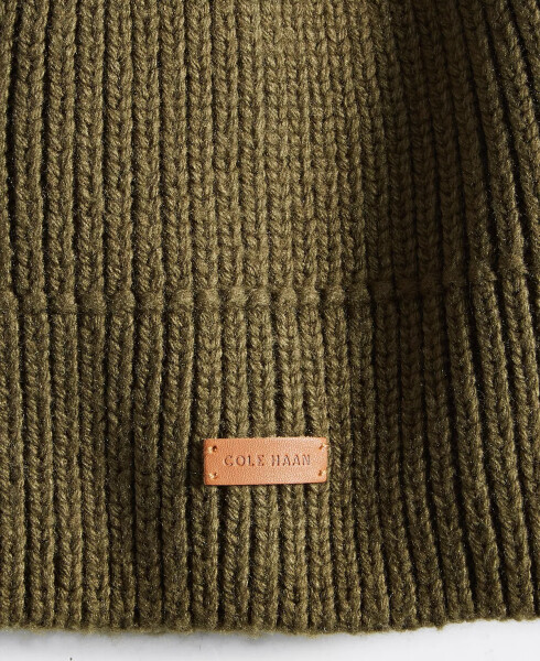 Men's No-Cuff Logo Beanie Olive - 2