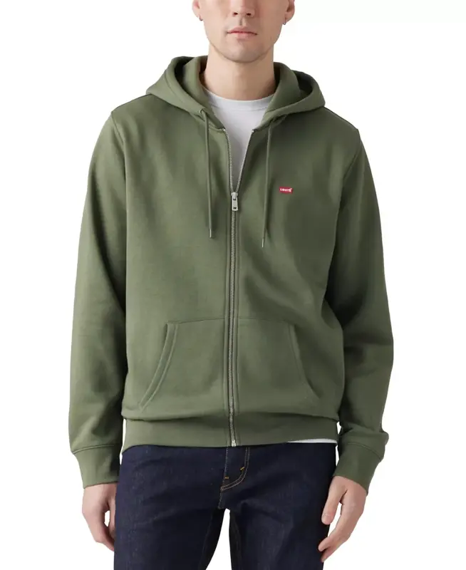 Men's Non-Graphic Zip-Up Standard Fit Hoodie - LEVI'S