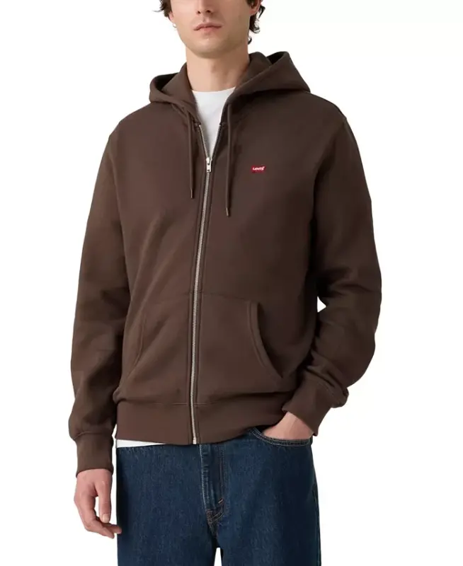 Men's Non-Graphic Zip-Up Standard Fit Hoodie - Bracken - 1