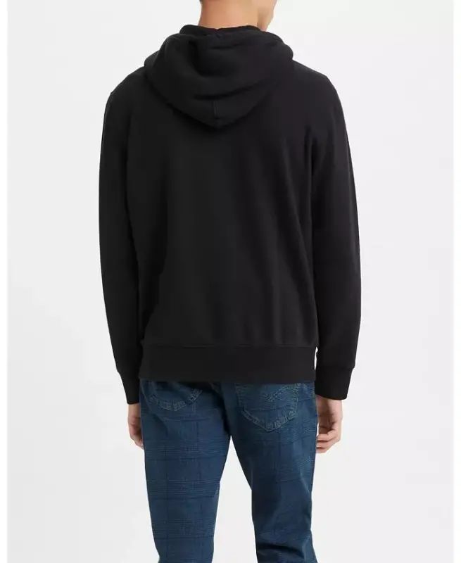 Men's Non-Graphic Zip-Up Standard Fit Hoodie - Mineral Black - 2