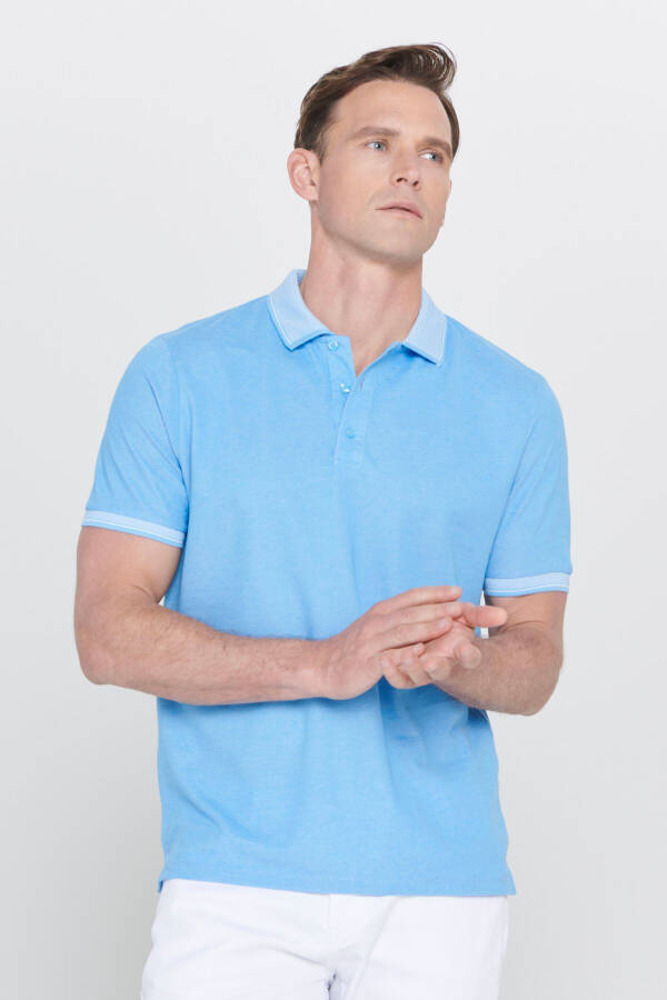 Men's Non-Stretch Cotton Fabric Slim Fit Narrow Cut - 3