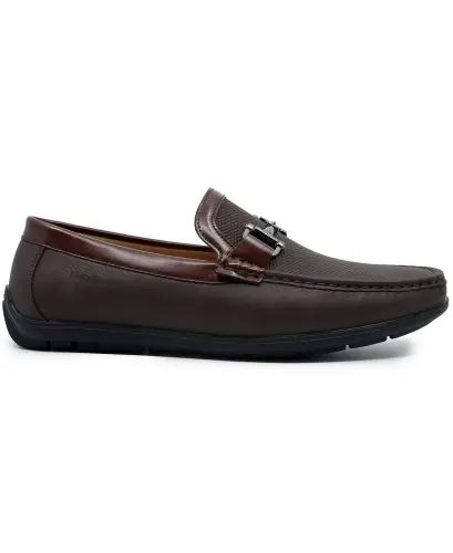 Men's Ogden Comfort Loafers-Brown - AKADEMIKS (1)