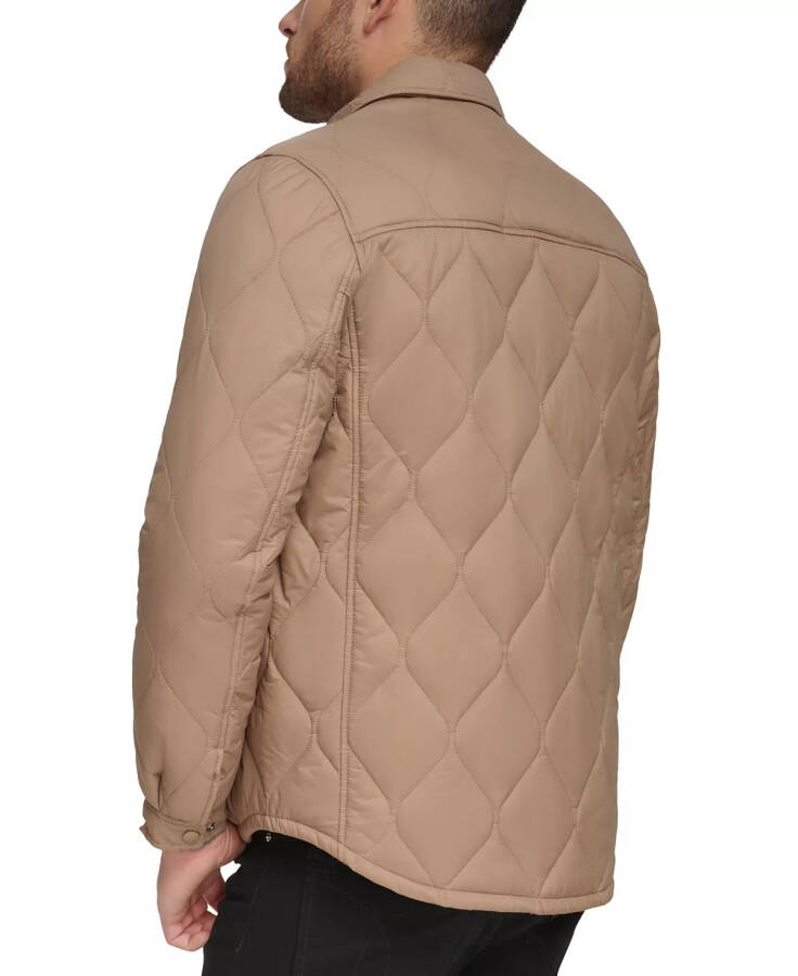 Men's Onion Quilted Shirt Jacket Tan - 2