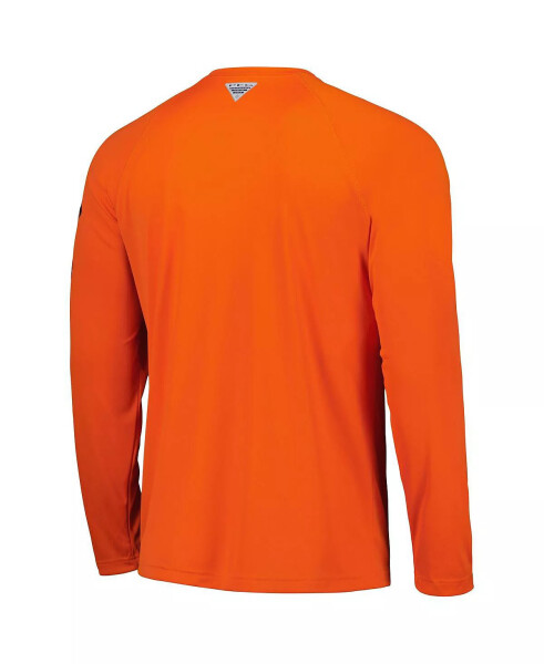 Men's Orange Auburn Tigers Terminal Tackle Omni-Shade Raglan Long Sleeve T-shirt Orange - 5