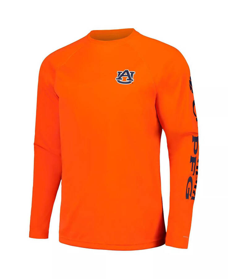 Men's Orange Auburn Tigers Terminal Tackle Omni-Shade Raglan Long Sleeve T-shirt Orange - 6