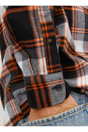 Men's Orange Shirt - 5
