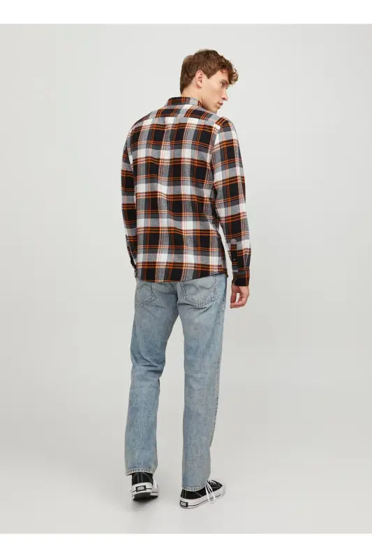Men's Orange Shirt - 6