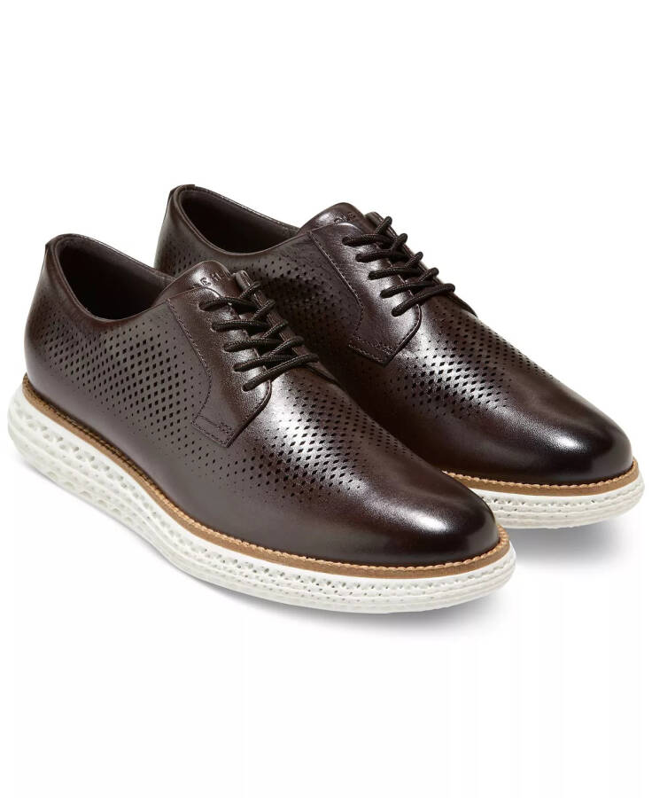 Men's ØriginalGrand 2.0 Oxford Dress Sneaker Dark Chocolate-White - 4