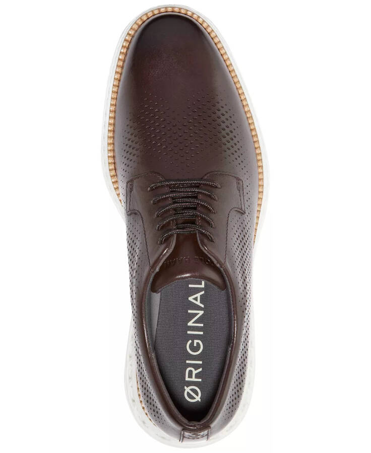 Men's ØriginalGrand 2.0 Oxford Dress Sneaker Dark Chocolate-White - 6