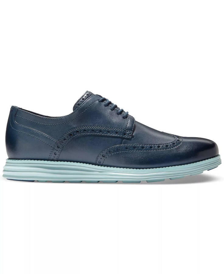 Men's ØriginalGrand Lace-Up Wingtip Oxford Shoes Blue Wing Teal/cloud Blue - 2