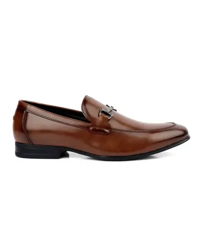 Men's Otis Bit Loafers, Created for Modazone-Cognac - ALFANI (1)