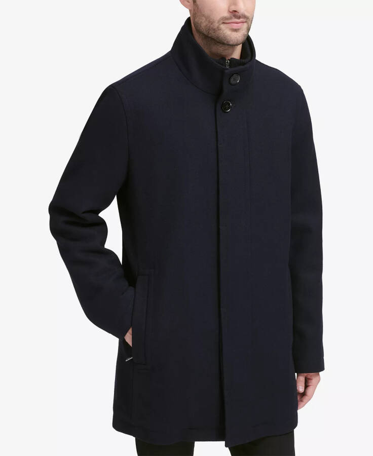 Men's Overcoat - Navy - 3