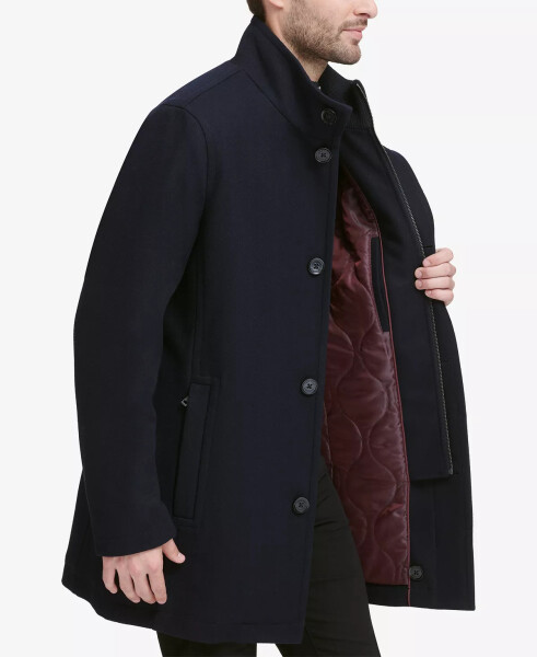 Men's Overcoat - Navy - 5