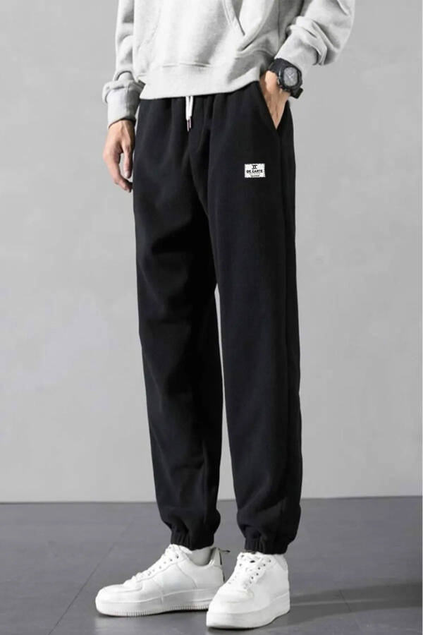 Men's Oversized Anthracite Sweatpants - 2