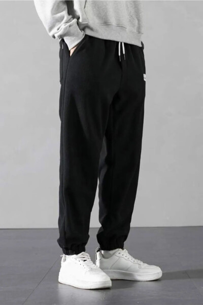 Men's Oversized Anthracite Sweatpants - 3