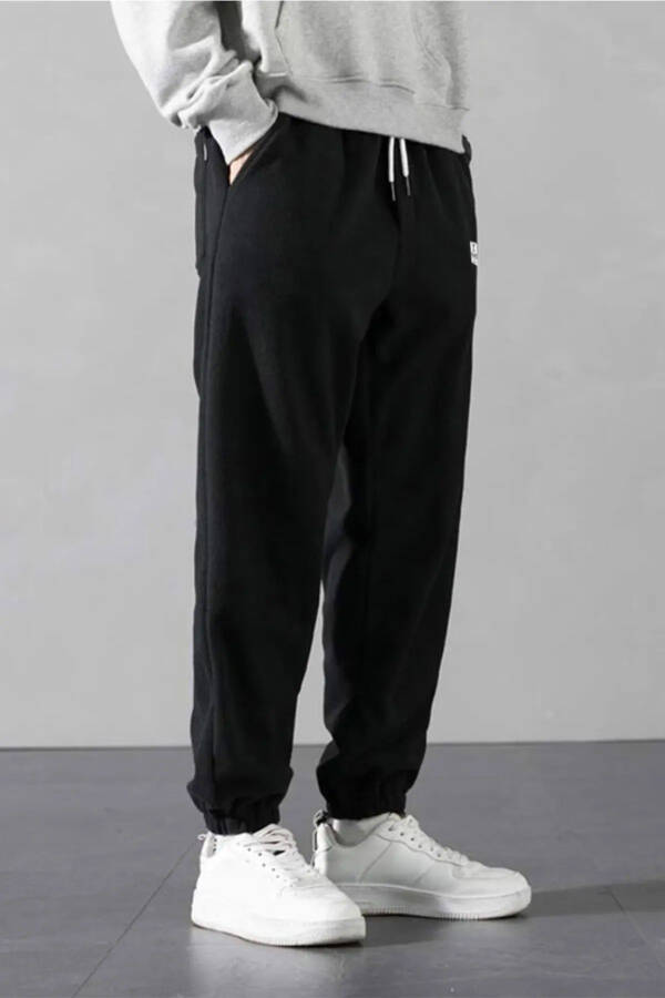 Men's Oversized Anthracite Sweatpants - 3