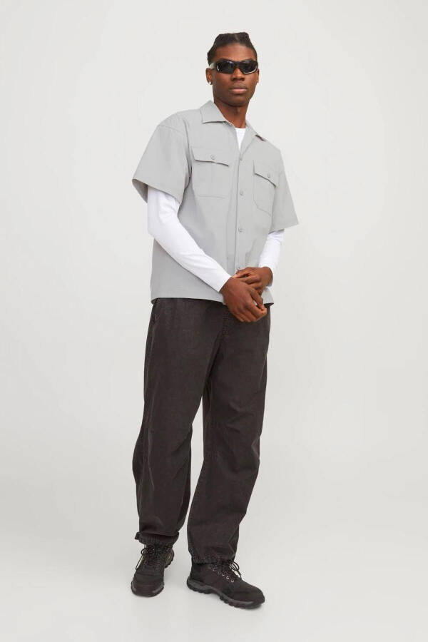 Men's Oversized Shirt (Chest Pocket) - Altitude - 3