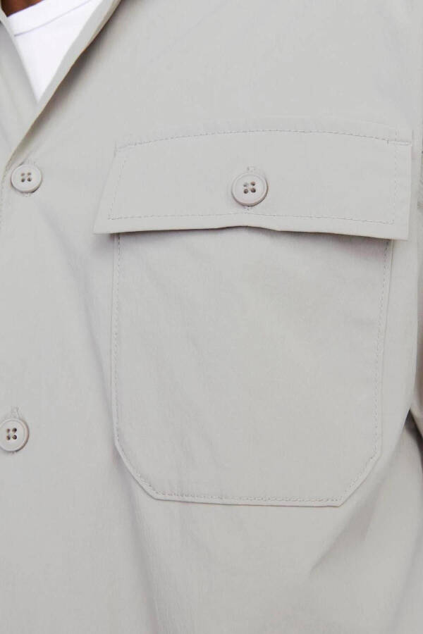 Men's Oversized Shirt (Chest Pocket) - Altitude - 4